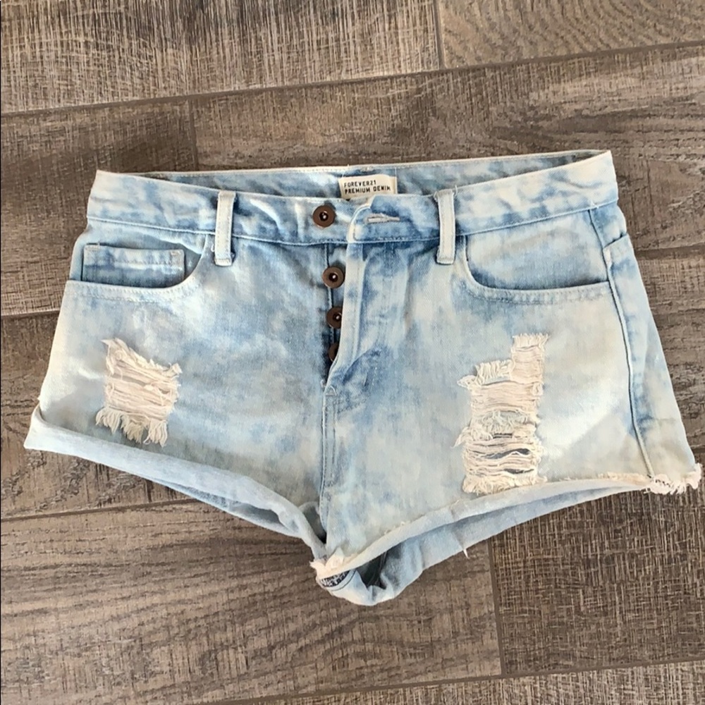 Forever 21 Premium Denim Shorts